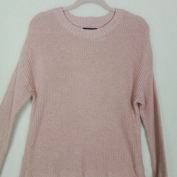American Eagle Cotton‎ Blend Knit Sweater Size Medium in Pink - Picture 12 of 12